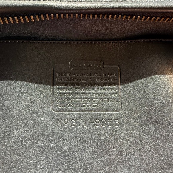 Vintage Coach 9953 Helen's Legacy Shoulder Bag Bucket Medium Duffle Sac Black - Picture 8 of 11